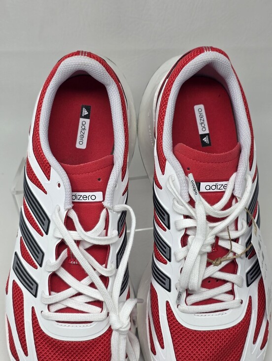 Adidas Adizero Aruku JI0308 Running Shoes Red White Black Men\'s Size 10.5 New main image 6